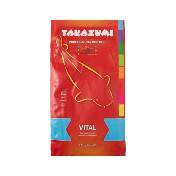 Takazumi Koi-Futter Vital - Abwehr- & Gesundheitsfutter 2,5kg