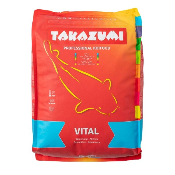 Takazumi Koi-Futter Vital - Abwehr- & Gesundheitsfutter 4,5kg