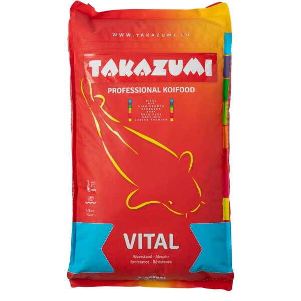 Takazumi Koi-Futter Vital - Abwehr- & Gesundheitsfutter 10,0kg