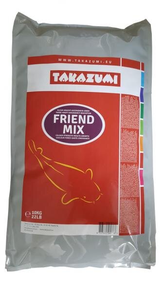 Takazumi Koi-Futter Friend Mix 10,0 kg Sackware ab 15 °C