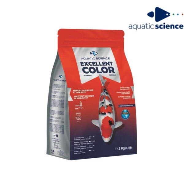 Aquatic Science Excellent Color – Premium Koifutter für brillante Farben 2kg